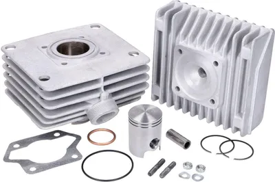 Produktbild von Schmitt Zylinder Set + Kopf 50ccm 38mm Sportfreund Vertex Edition für Simson S51 KR51/2 SR50