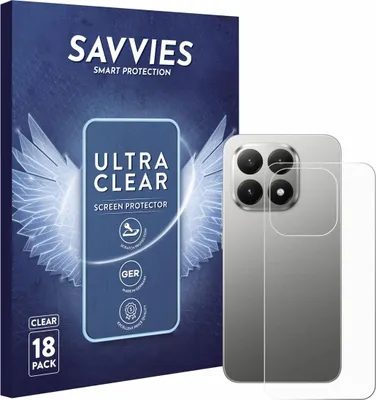 Produktbild von 18x Für Xiaomi 15T (Rückseite) Schutzfolie Savvies Displayschutz Display Schutz Folie Klar Transparent