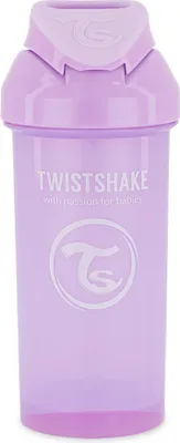 Produktbild von Twistshake Bottle With Straw 360ml Flasche Lila +6 Months Mann Lila +6 Months