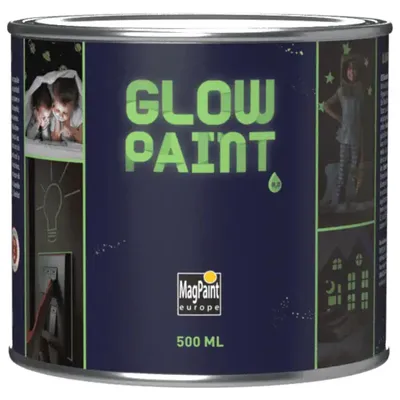 Produktbild von MagPaint Leuchtfarbe Glow Paint lichtgelb hell 500 ml