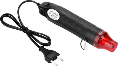Produktbild von 300 -W -Heißpistole Elektrisches Elektrowerkzeug Heißluft Polymerton DIY (schwarz)