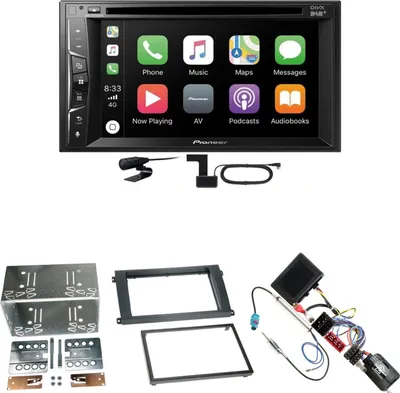 Produktbild von Pioneer AVH-Z3200DAB FLAC Digitalradio Einbauset für Porsche Cayenne bis 2006