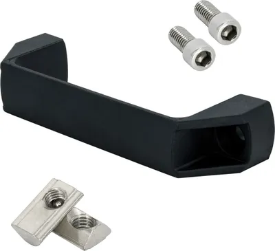 Produktbild von SCHMIDT systemprofile 4x Bügelgriff Nut 8 138x25x40mm Kunststoff Griff