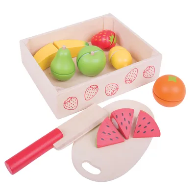 Obrázok produktu pre Bigjigs Toys Krájanie ovocia v krabici