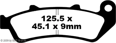 Produktbild von EBC Brakes Bremsbeläge Satz Bremsklötze für HONDA MOTORCYCLES CBR FA189