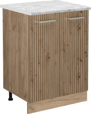 Obrázek produktu pro Spodní skříňka kuchyňské linky Vicco R-Line Řemeslný dub 60 cm PD Mramor, Model 49114