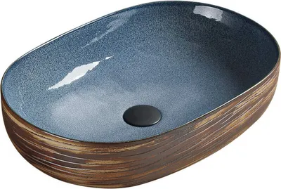 Obrázok produktu pre Mexen Agota umývadlo na dosku 58 x 40 cm, modrá - 22025866