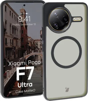 Produktbild von Bizon Case MatteO Magnetic Xiaomi Poco F7 Ultra rauchschwarz
