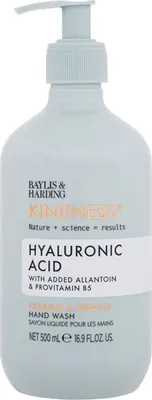 Produktbild von Baylis & Harding Kindness+ Hyaluronsäure Handwäsche 500ml feuchtigkeitsspendende Flüssighandseife mit Hyaluronsäure