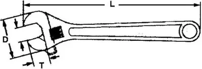 Immagine prodotto di Chiave a rullare 250 mm