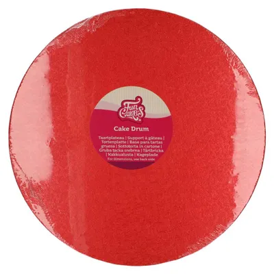 Produktbild von Runder Tortenstandfuß, rot, Durchmesser 30,5 cm