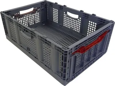 Produktbild von Faltbarer Behälter mit Deckel 60 x 40 x 32 cm – 59 l