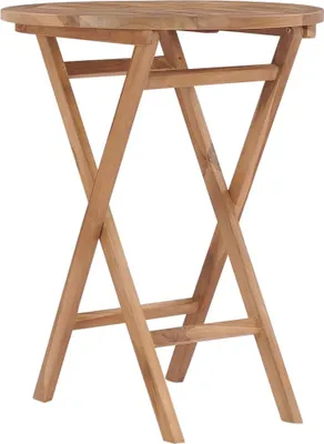 Immagine prodotto di The Living Store Tavolo da giardino pieghevole 60 cm in legno massiccio teak