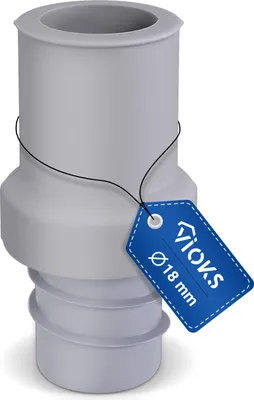 Produktbild von Gummi-Endstück 18 mmØ VIOKS für Ablaufschlauch Endstück für Spülmaschine, Waschmaschine