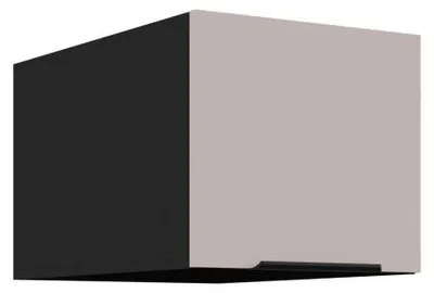 Obrázek produktu pro Horní skříňka s výklopnými dvířky AGAFIJA - šířka 40 cm, cashmere / černá