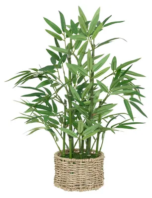 Image de Bambou artificiel en pot, 46 cm