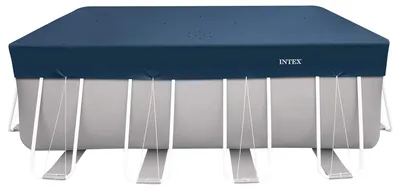 Produktbild von INTEX Pool Abdeckplane 400x200cm rechteckig Deluxe mit 20cm Überhang 28079