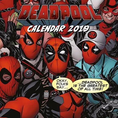 Produktbild von Deadpool Official 2019 Square Calendar