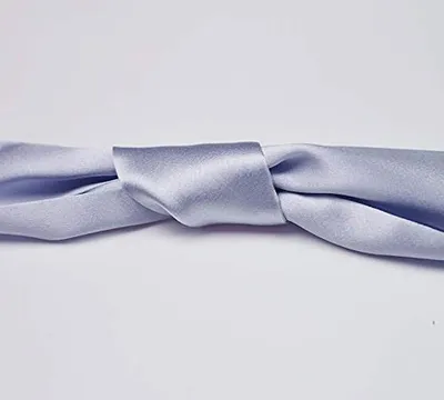 Immagine prodotto di Sciarpa in seta satinata per donna - Lunga sciarpa alla moda per capelli