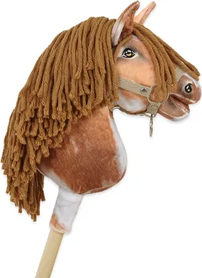 Produktbild von Hobby Horse Premium - Spräcklich Tobiano Braune Pferd auf Stock
