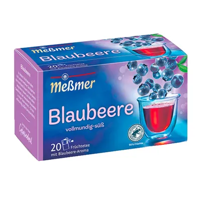Obrázok produktu pre Meßmer Čučoriedka plná sladká 20 vrecúšok