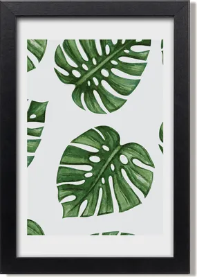 Produktbild von Bild 20x30 MDF-Rahmen, Wandkunst monstera