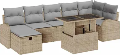 Immagine prodotto di vidaXL, 8 pezzi, color beige