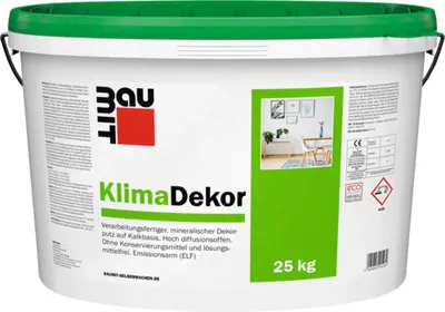 Produktbild von Baumit Klimadekor Dünnschichtdeckputz 1 mm Körnung weiß 25 kg