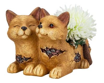 Produktbild von Katzenliebe Pflanzgefäß Braun 24cm Magnesia