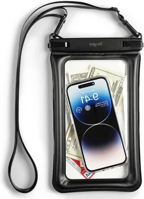 Obrázek produktu pro Voděodolný obal na telefon Famanu – suchá taška s popruhem – průhledný