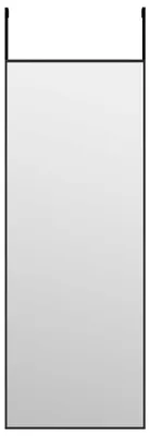 Image de vidaXL Miroir de porte noir 30x80 cm verre et aluminium