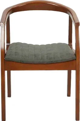 Immagine prodotto di Sedia marrone design soggiorno sala da pranzo sedie in legno imbottite con bracciolo