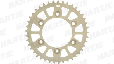 Produktbild von RK Kettenrad 520 43Z Alu Gold Matt Hart Anod.