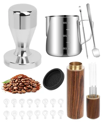 Produktbild von Solidchoice – Professioneller Espressotamper mit WDT-Werkzeug und Zubehör