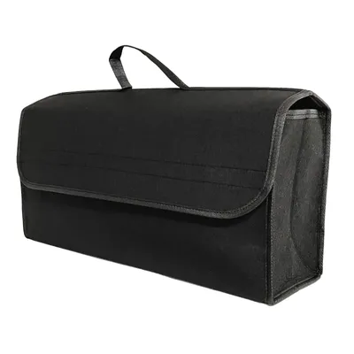 Produktbild von Kofferraumtasche Organizer 50x15x27,5cm | Aufbewahrungstasche Schwarz | Kofferraum Autotasche | Auto Aufbewahrung Tasche