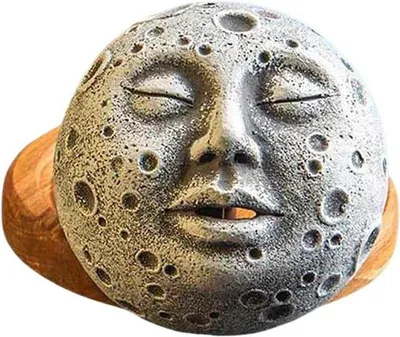 Zdjęcie produktu dla Zestaw ceramicznych świec ściennych z motywem księżyca, 1 sztuka