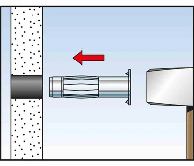 Image de Pince de pose HM-Z HM-Z 2 pour chevilles métalliques creuses HM 1 pc.FISCHER