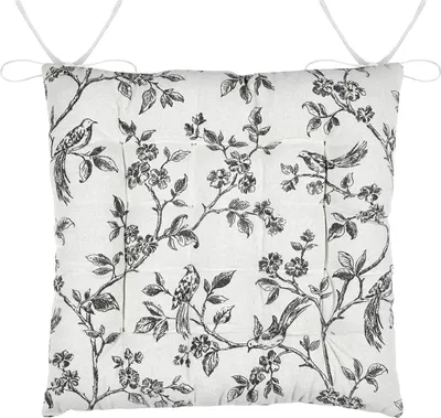 Zdjęcie produktu dla Poduszka na krzesło z efektem lnu, CLARINE, 38 x 38 cm