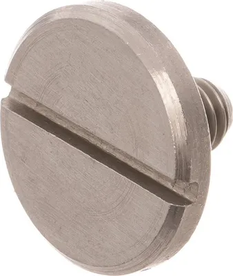 Immagine prodotto di Slot per vite a testa piatta, in acciaio inox, con testa grande M6x10 - DIN921