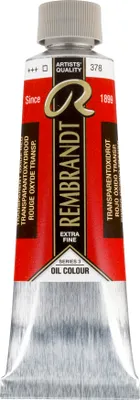Produktbild von Rembrandt Ölfarbe Tube 150 ml Transparentoxidrot 378