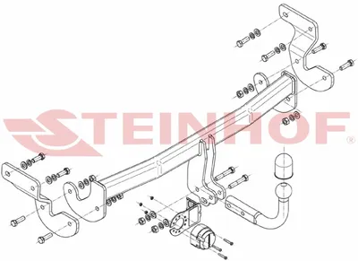 Produktbild von Z546692 Anhängerkupplung passend für HYUNDAI i40 04/2011-2019 starr