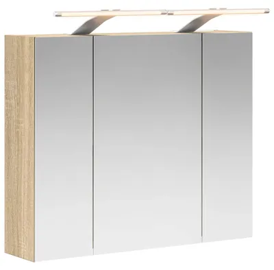 Obrázek produktu pro vidaXL Zrcadlová skříňka do koupelny Sonoma-dub 60 x 14,5 x 50 cm