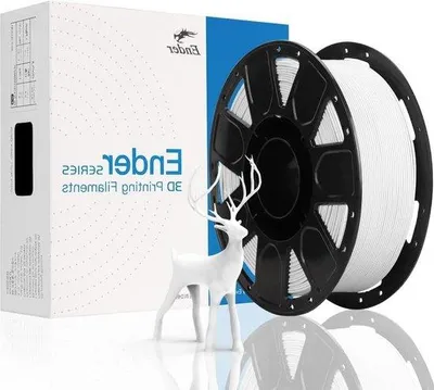 Obrázek produktu pro Filament pro 3D tisk PLA, délka 175 mm, rozměrová přesnost +/- 0,002 mm, role 1 kg, bílá barva