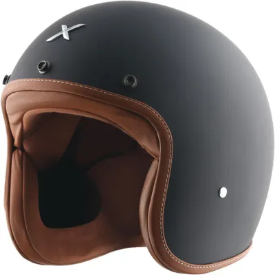 Image de Casque jet HXP RETRO XL marron/noir