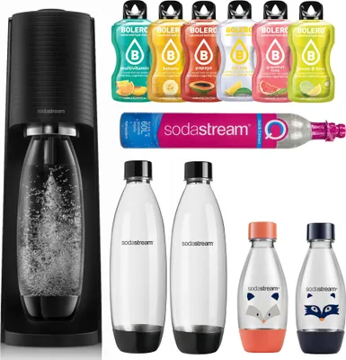 Produktbild von Sodastream Terra Saturator für Sprudelwasser Kartusche 4 Flaschen 2x1L 2x0,5L