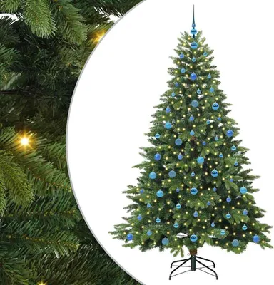 Immagine prodotto di vidaXL Albero di Natale artificiale con 300 LED verde 210 cm PE e PVC
