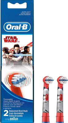 Produktbild von Oral-B Kids Stages Power EB10 Star Wars 2pc, 2 Stück(e), Oral-B Stages Power, 10 g, 18 mm, 60 mm, 220 mm