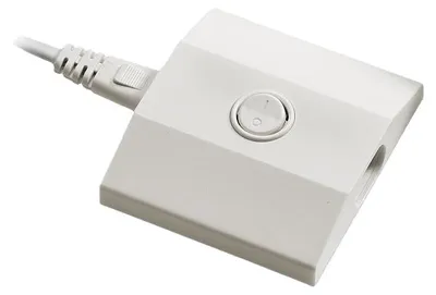 Productafbeelding van Megaman aansluitmodule, wit, voor inbouwspots GX53 Smartlite, met 2 meter aansluitkabel en schakelaar