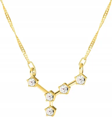 Produktbild von Goldenes Sternzeichen-Kette Krebs 925er Silber