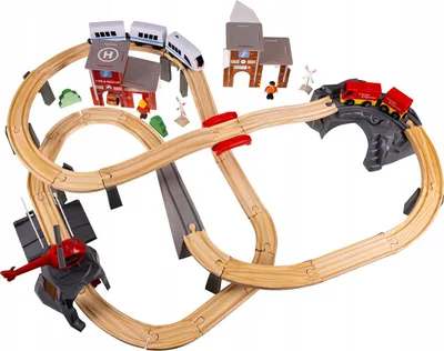 Obrázek produktu pro Dřevěná železnice - Kruzzel train 22754